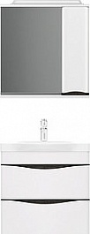 Am.Pm Мебель для ванной Like 65 R, подвесная, белый глянец, венге – фотография-2